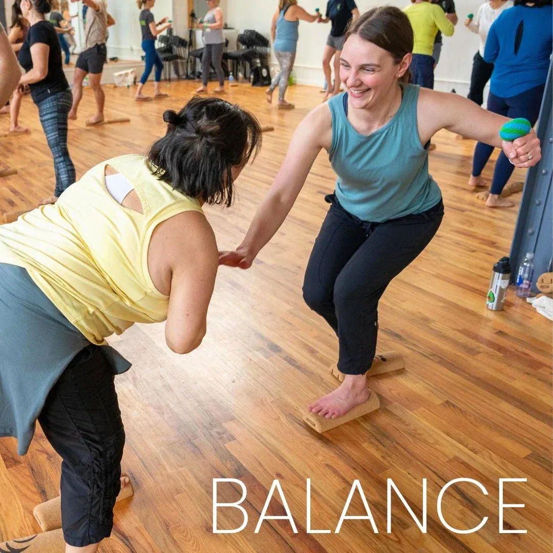 Balance exercise using SoleMate tools to improve foot stability and prevent bunion progression
